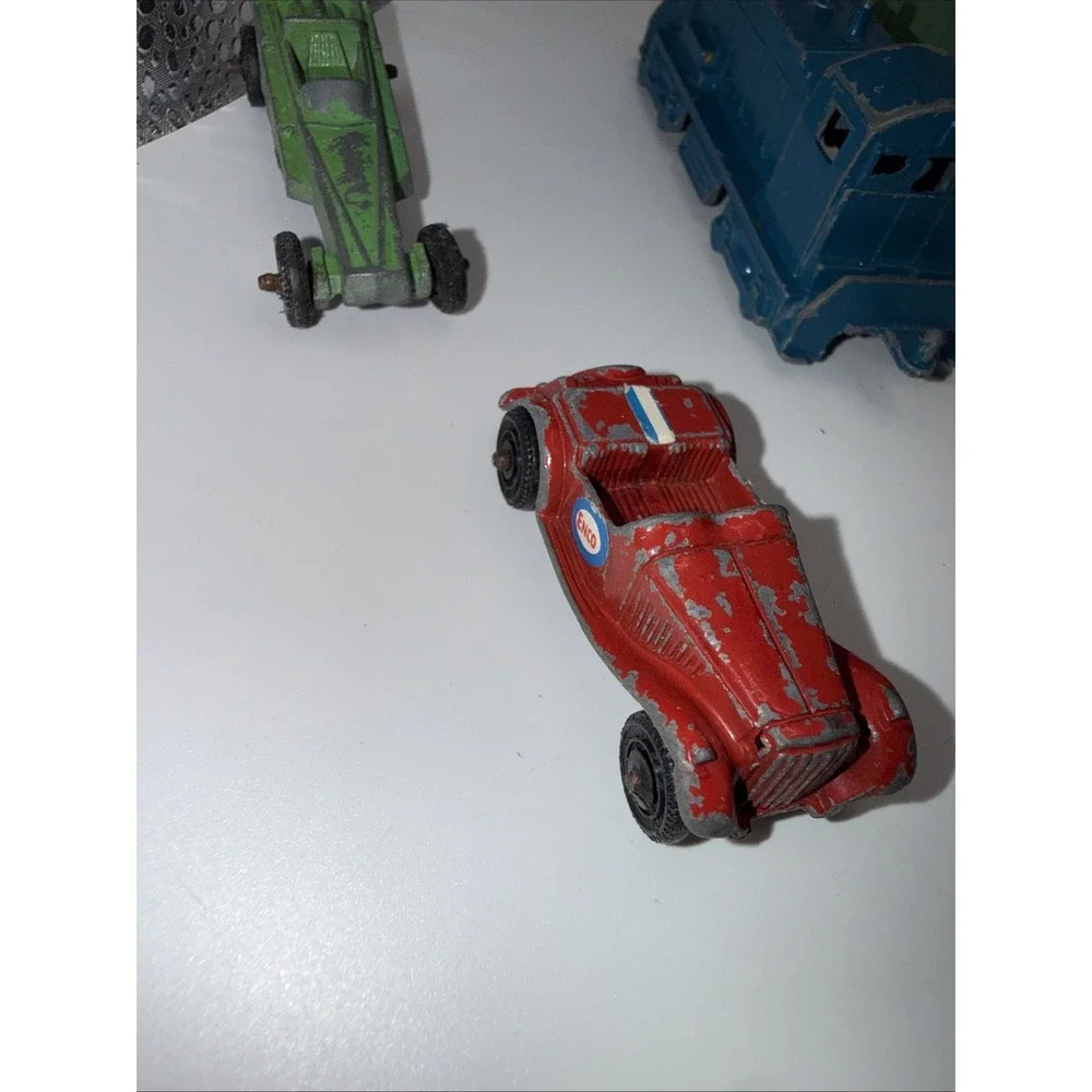 Vintage Metal Die Cast Toy‎ Car Lot Of 14: Tootsie, Midgetoy, Lesney Matchbox